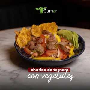 Ceviche de chorizo de ternera
