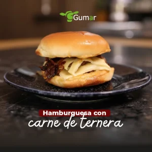 Hamburguesa con carne de ternera
