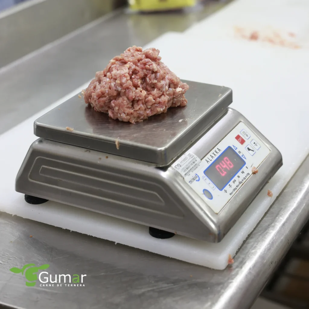 carne molida de ternera gumar