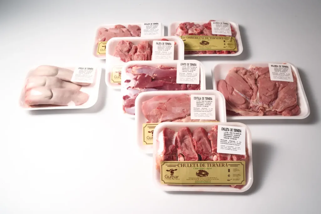 Carne de ternera al por mayor en Bogotá
