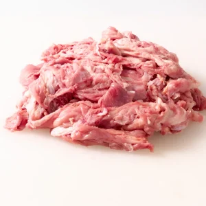 Recorte de carne de ternera con maquina gumar