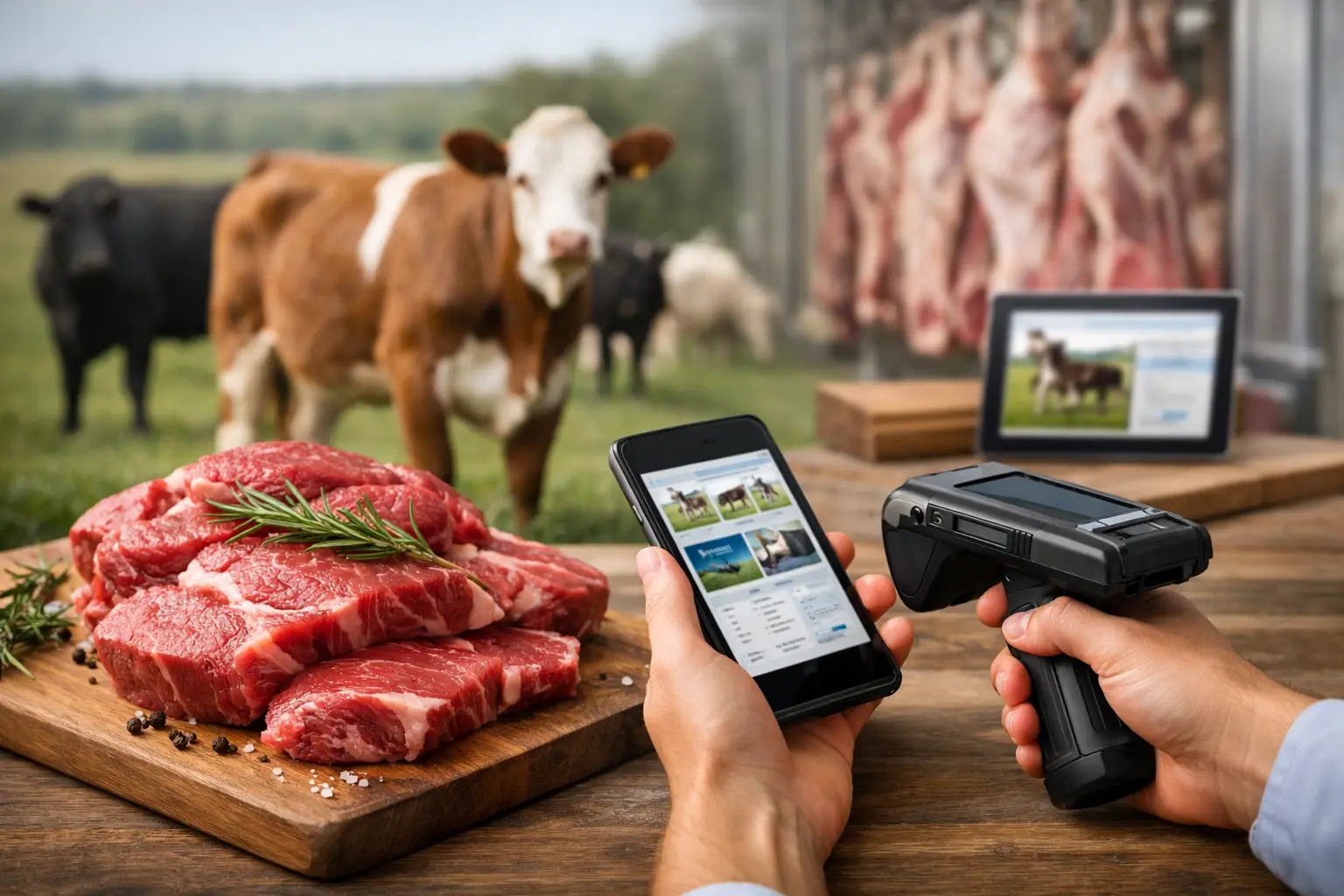 Carne de ternera con trazabilidad real