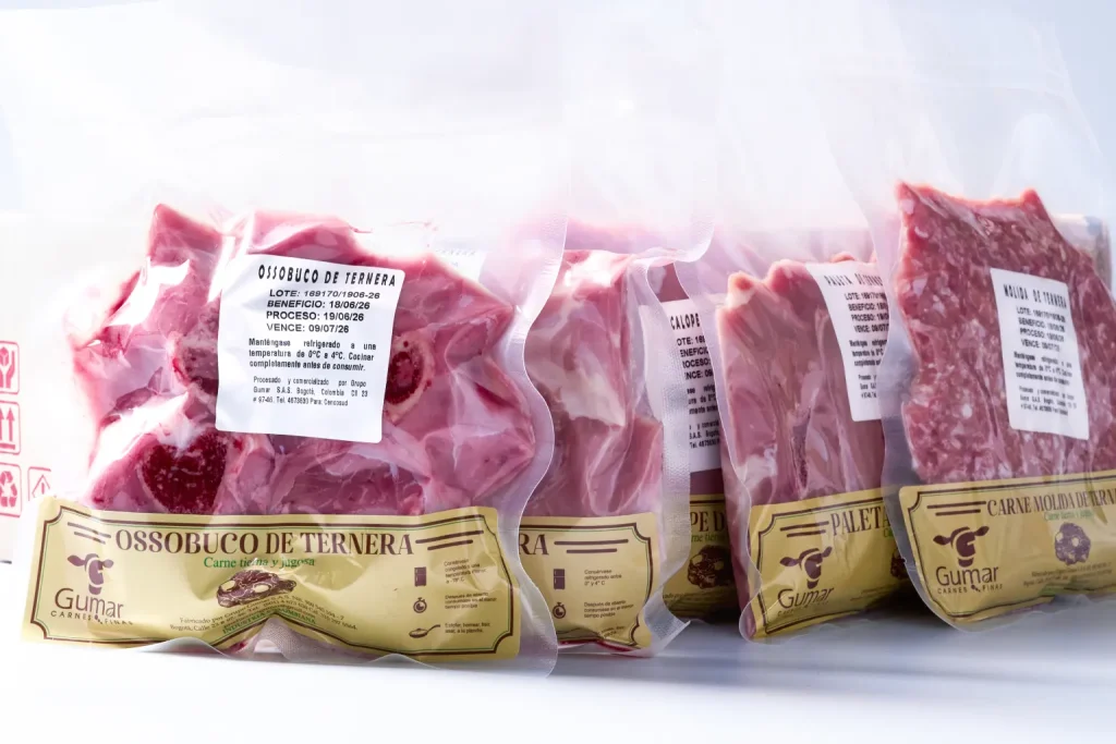 Abastecimiento de carne de ternera para supermercados